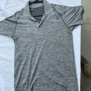 Lulu Lemon Polo Meduim Grey